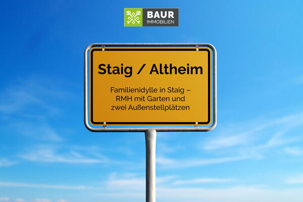 Familienidylle in Staig – RMH mit Garten und zwei Außenstellplätzen