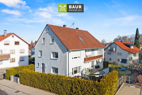 Attraktive 4-Zimmer-Wohnung mit Gartenanteil in begehrter Lage von Bad Waldsee – Frauenberg