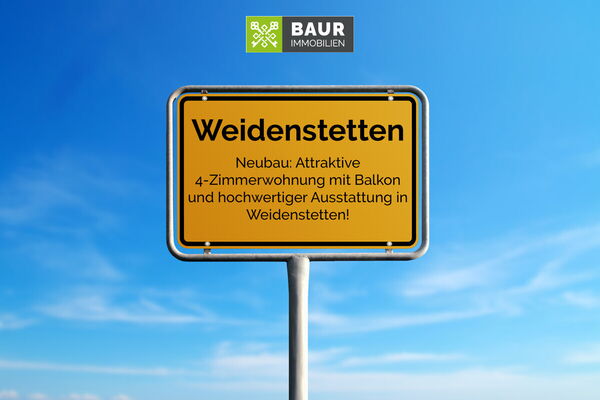 Neubau: Attraktive 4-Zimmerwohnung mit Balkon und hochwertiger Ausstattung in Weidenstetten!