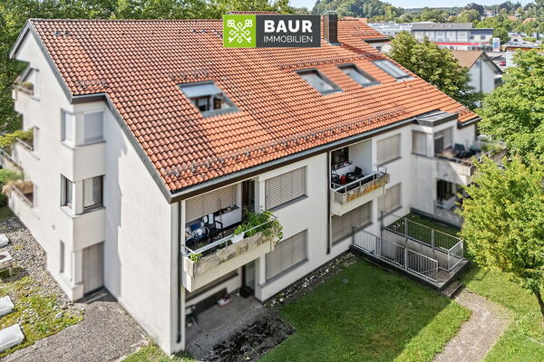 360°|Großzügige 2-Zimmer-Wohnung in ruhiger Lage von Wangen im Allgäu