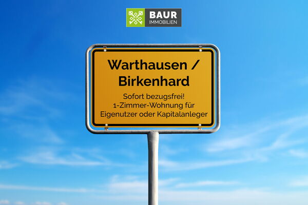Sofort bezugsfrei! 1-Zimmer-Wohnung für Eigenutzer oder Kapitalanleger