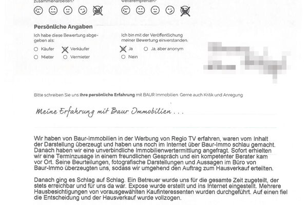 Bewertung von Herr B.