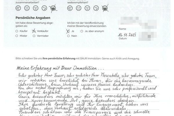 Bewertung von Eheleute U.