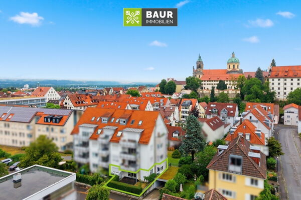 360° | Tolle EG-Wohnung mit zwei Terrassen, Garten, Tiefgarage! Innenstadtnah und ruhig gelegen