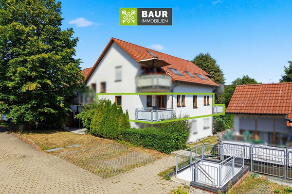 360° | Helle 3-Zimmer-Wohnung mit zwei Balkonen