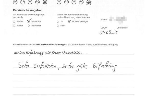 Bewertung von Herr H.