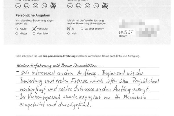 Bewertung von Herr L.