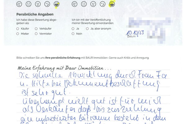 Bewertung von Herr B.