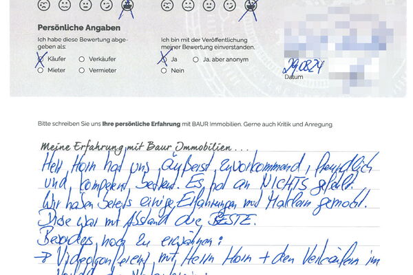 Bewertung von Herr R.