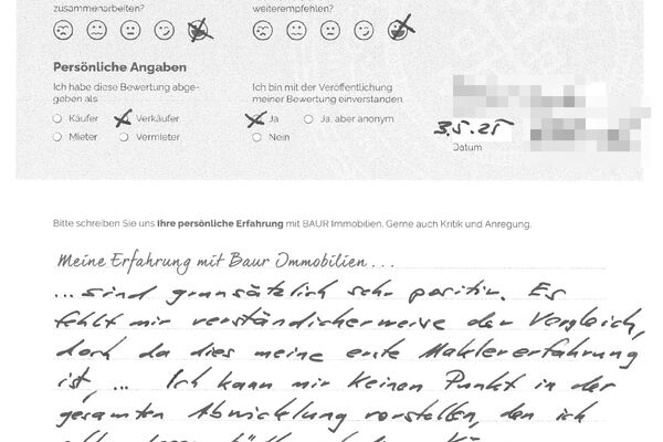 Bewertung von Herr P.