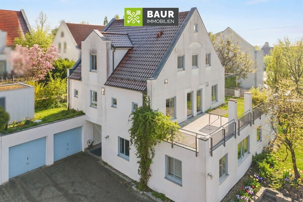 360° I Raum für Leben und Arbeiten: Großzügiges Architektenhaus mit vielfältigen Nutzungsmöglichkeiten in bester Lage von Biberach