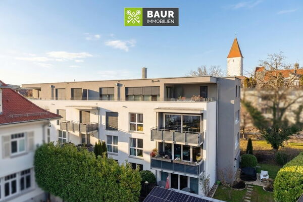 Wohnen am Puls der Stadt! Moderne 3,5-Zi-Wohnung mit Aufzug, Balkon & TG-Stellplatz in Ravensburg