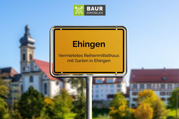 Vermietetes Reihenmittelhaus mit Garten in Ehingen