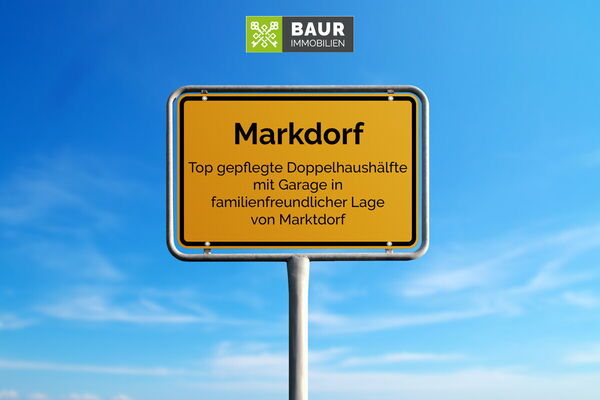 Top gepflegte Doppelhaushälfte mit Garage in familienfreundlicher Lage von Marktdorf
