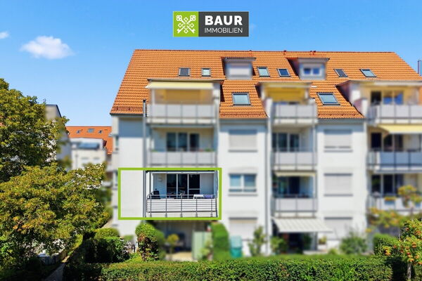 360° | Helle 3-Zimmer-Wohnung mit zwei Balkonen und TG-Stellplatz in ruhiger Innenstadtlage
