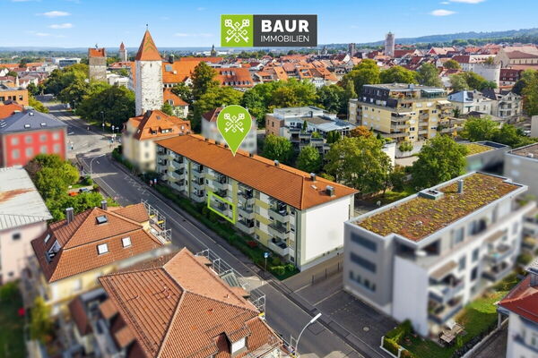360°| Sofort bezugsfrei! Helle 3-Zimmer-Wohnung mit Balkon in zentraler Lage von Ravensburg
