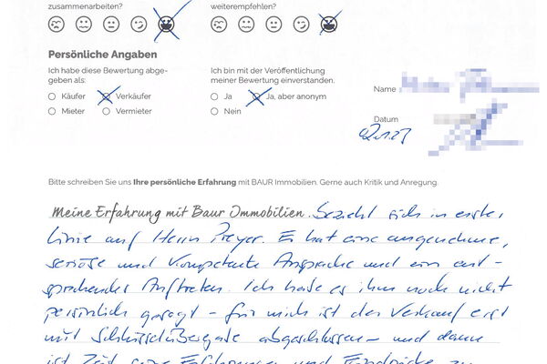 Bewertung von Herr B.