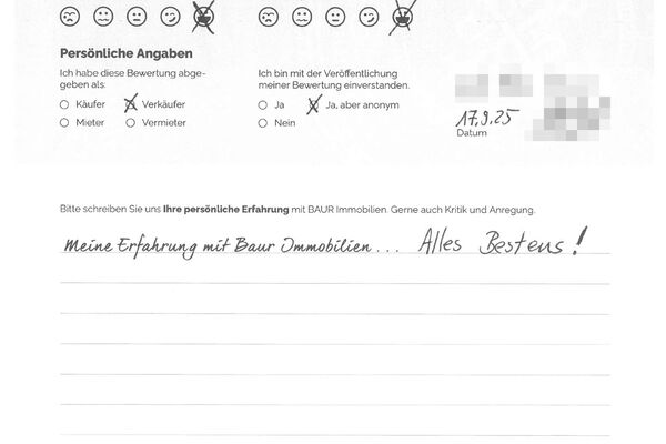 Bewertung von Herr G.