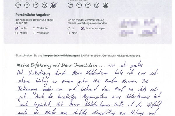 Bewertung von Herr B.