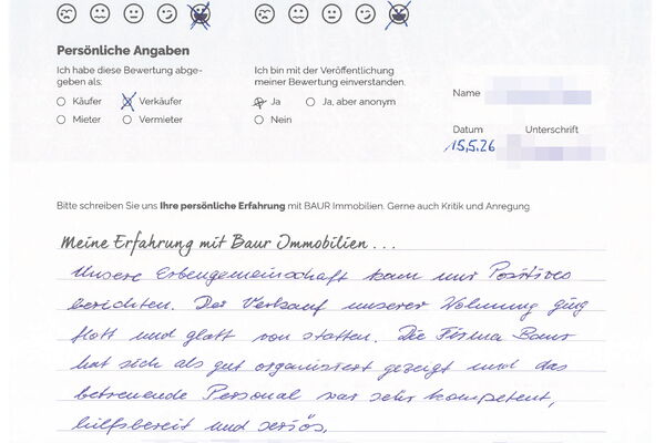 Bewertung von Erbgemeinschaft J.