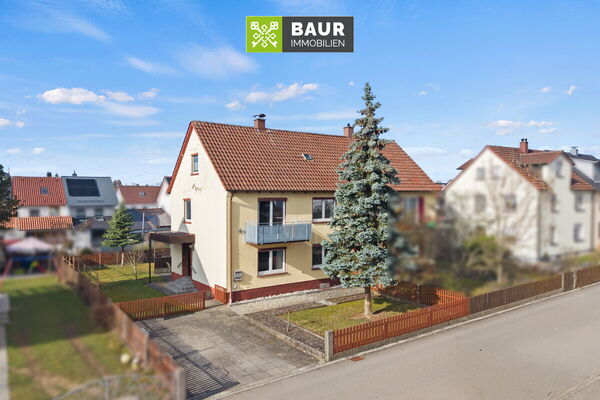 360° | Massive Doppelhaushälfte mit großem Garten und viel Potenzial in Biberach