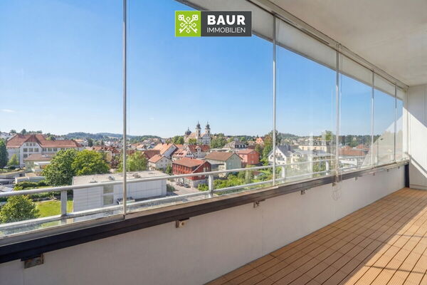 360° I Wohnen Zentral in Lindenberg mit Blick über die Stadt