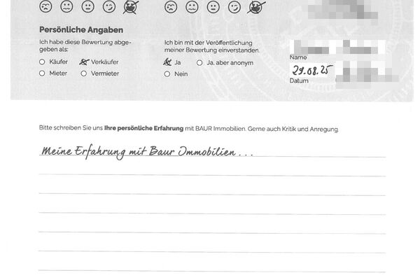 Bewertung von Frau N.