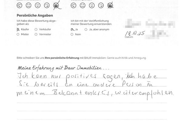 Bewertung von Herr G.