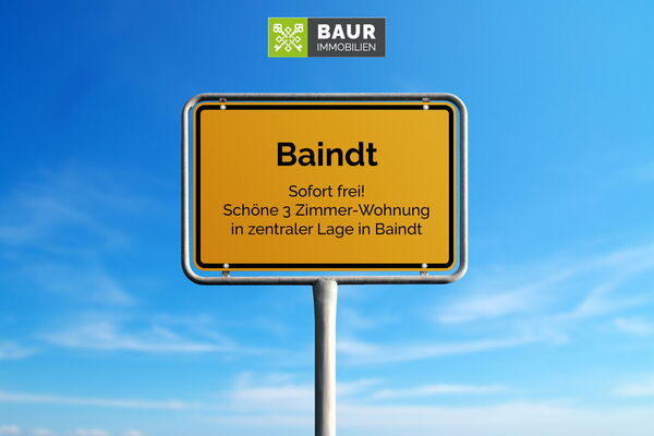 Sofort frei! Schöne 3 Zimmer-Wohnung in zentraler Lage in Baindt