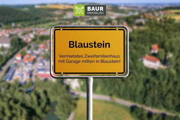 Vermietetes Zweifamilienhaus mit Garage mitten in Blaustein!