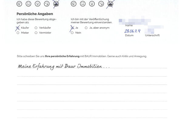 Bewertung von Familie K.