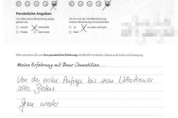 Bewertung von Frau S.