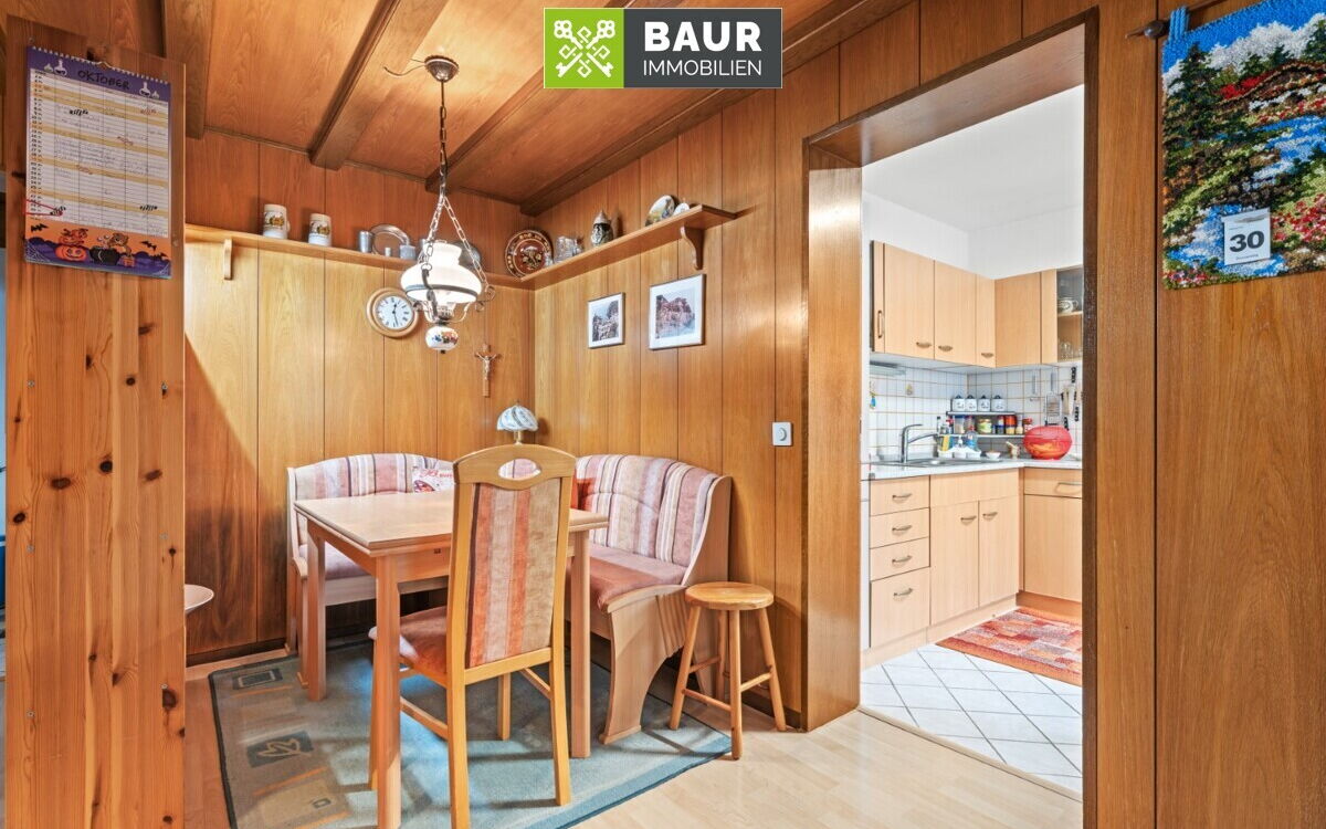 Essecke in Wohndiele