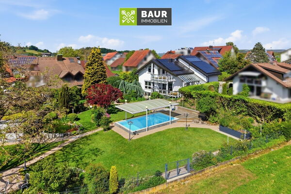 360° | Exklusive Familienvilla mit Pool und traumhaftem Garten in Friedrichshafen-Ailingen