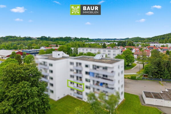 360° | Helle 3-Zimmer-Wohnung mit Balkon und Garage in Ummendorf – sofort bezugsfrei