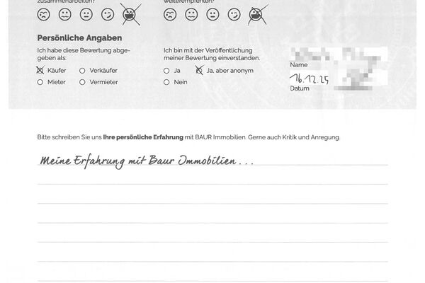 Bewertung von Herr K.