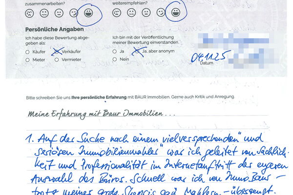 Bewertung von Herr R.