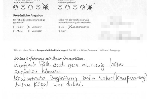 Bewertung von Frau R.