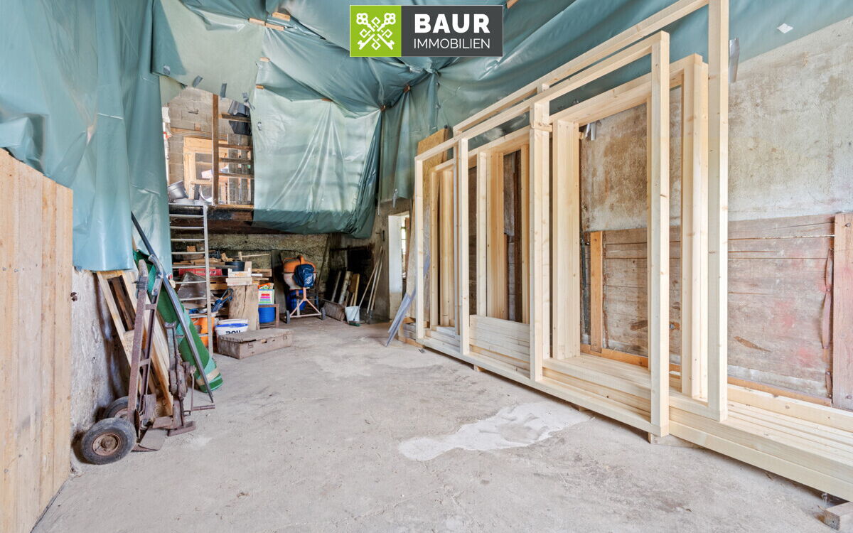 Scheune Lagerfläche