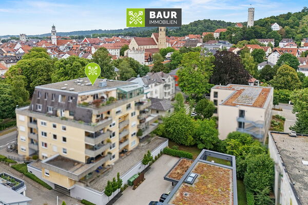 360°|Sofort bezugsfrei! Charmante 1-Zimmer-Wohnung mit Aufzug im Zentrum von Ravensburg