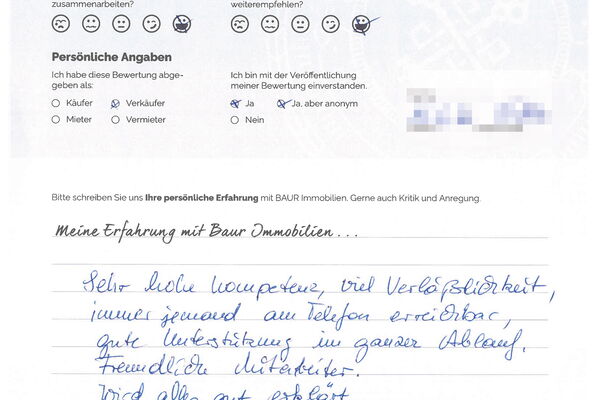 Bewertung von Herr H.