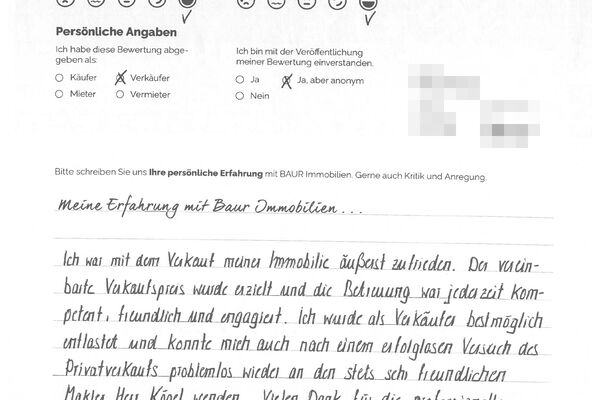Bewertung von Herr T.