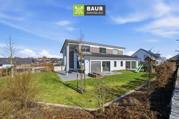 Einziehen und Wohlfühlen - Modernes Architektenhaus mit traumhaftem Garten