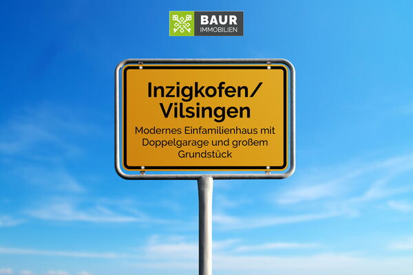 Modernes Einfamilienhaus mit Doppelgarage und großem Grundstück