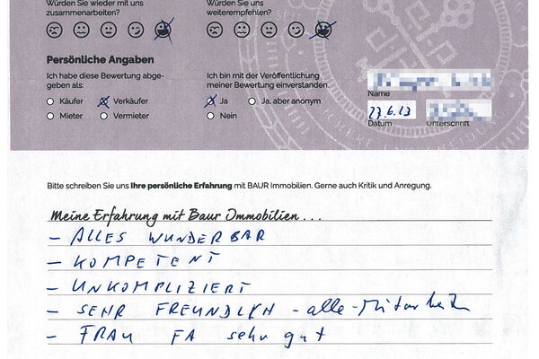 Bewertung von Herr R.