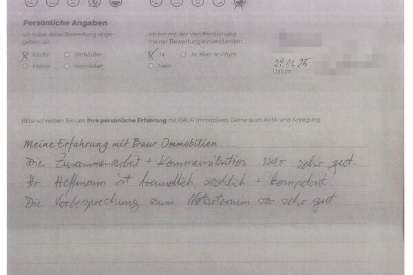 Bewertung von Herr P.