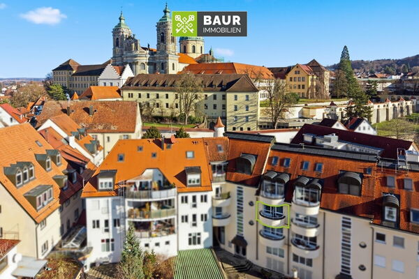 Großzügige 2,5-Zimmer-Wohnung mit Balkon und Aufzug in zentraler Lage von Weingarten