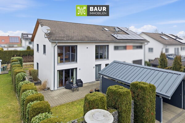 360°I Tolles Familienheim in ruhiger Lage von Ravensburg-Bavendorf – Doppelhaushälfte in Top-Zustand