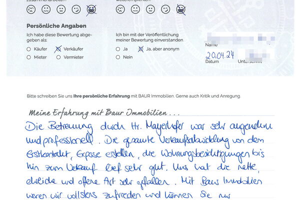 Bewertung von Familie H.