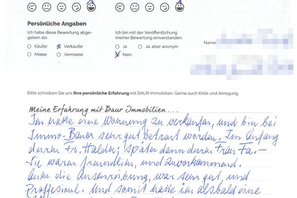 Bewertung von Herr P.